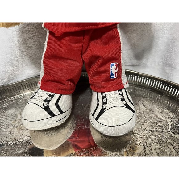 Chicago Bulls good stuff NBA Store Teddy bear 2011 13.5” Long With tags Plush - Picture 5 of 7